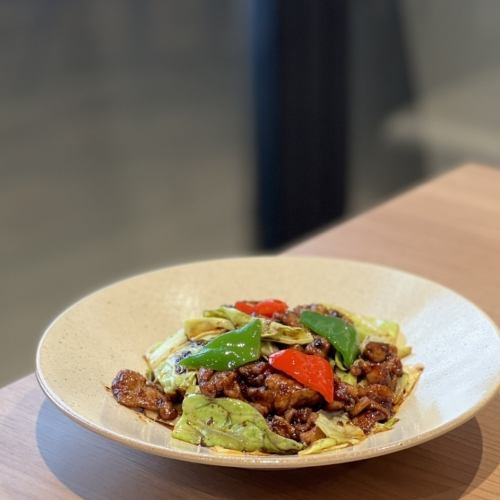 Stir-fried Pork and Cabbage with Spicy Miso