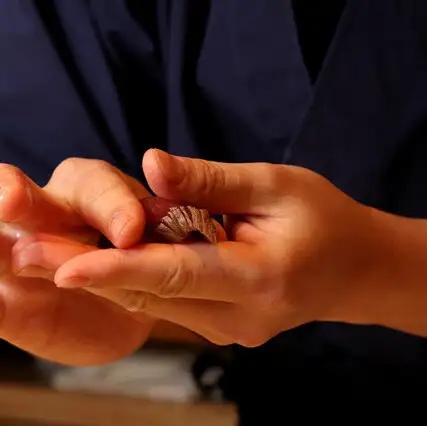 長年の経験と技術が織りなす絶妙な一体感。