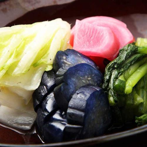 漬物盛り合わせ
