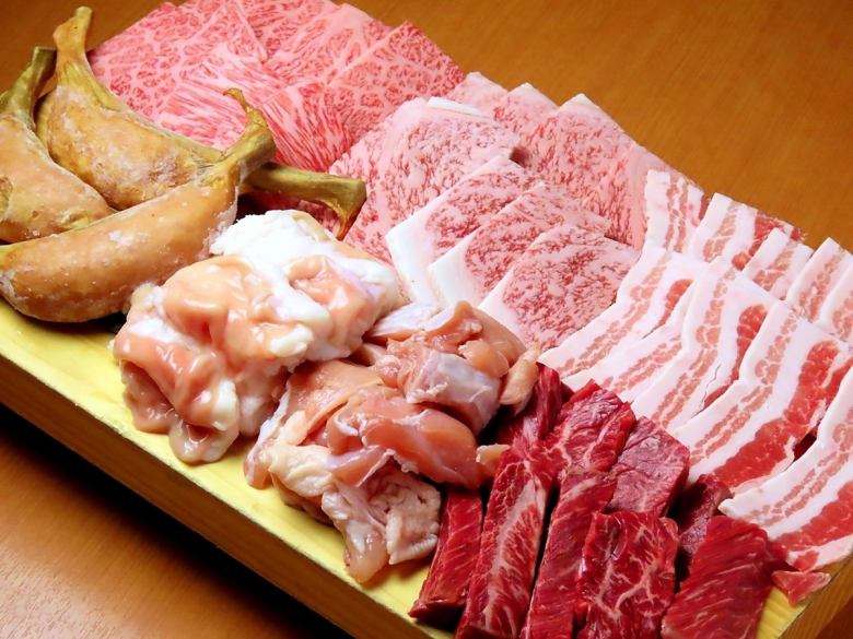 <外帶用>中村屋套餐【烤肉350g+烤肉醬汁50g+蔬菜50g】1人2200日元