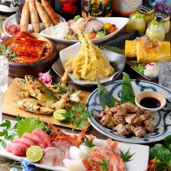 May to July [180 minutes all-you-can-drink] Nagoya Cochin steak, five kinds of sashimi, etc. [Luxury course] 9 dishes total 5,000 yen