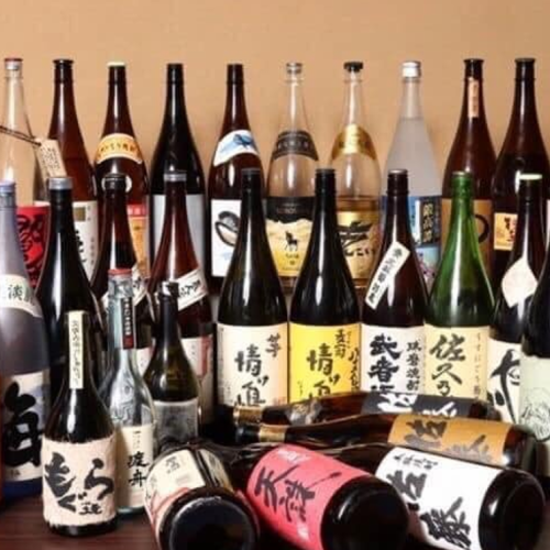 60種類以上の日本酒・焼酎