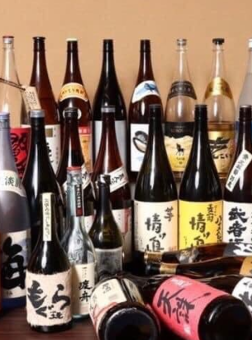 ＜単品飲み放題＞焼酎や日本酒など１１０種以上　￥2980円(税込)
