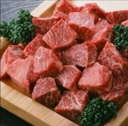 Dice steak