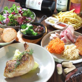 [¥2500 course] ★ Meals only ★ 5 dishes for 2,500 yen (tax included)