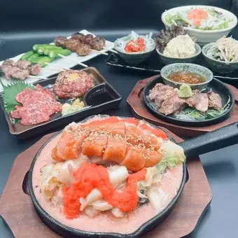 宴会おすすめ◎【めんたいホルモン焼き＆上州豚やきとんコース】全7品2H飲み放題付6600円(税込)