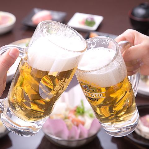 キンキンに冷えたビールと鶏料理で疲れを吹き飛ばそう！