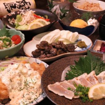 "Hana Course" 2 hours all-you-can-drink [8 dishes] 4,000 yen (tax included)