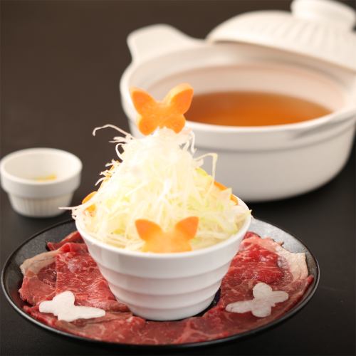 Oden soup shabu-shabu domestic Wagyu beef marbled