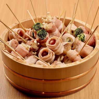 てふてふ名物！おでん出汁とポン酢でいただく【肉巻きおでん】