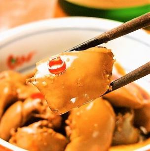 名物　鶏レバーのたまり漬け