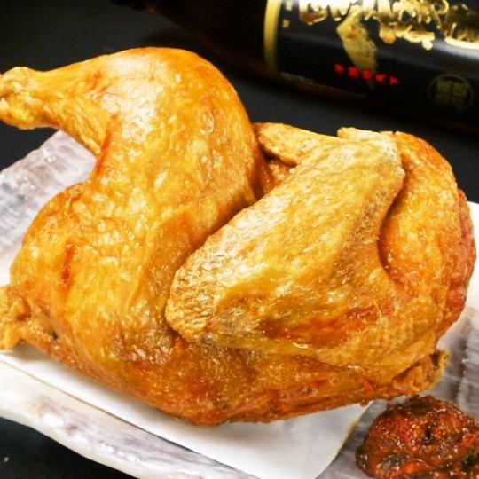 炭旬 船橋仲通り店おすすめ《3》仕込み丸一日！名物　若鶏の半身揚　　◆要予約制です！