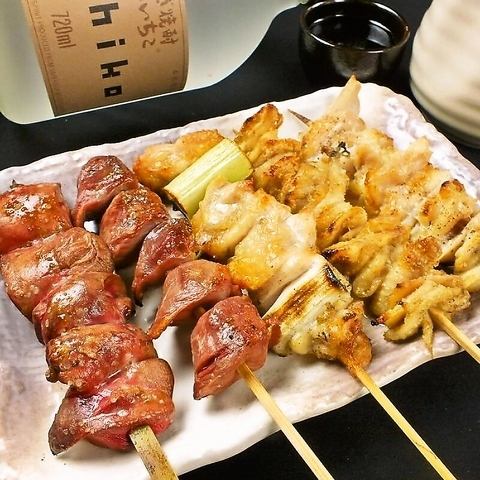おまかせ 焼き鶏五本盛