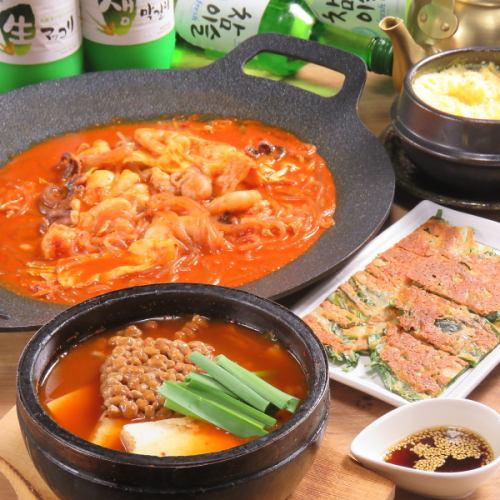 Authentic Korean cuisine is available◎