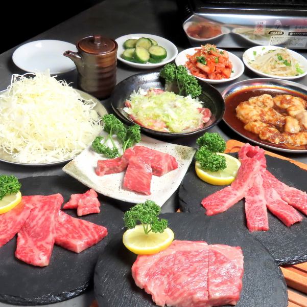 【豪華】特選あか牛・和王・旭志牛が食べ放題!希少な熊本ブランド肉と一品料理を心ゆくまで堪能◎