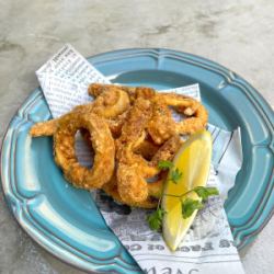 Fried squid rings