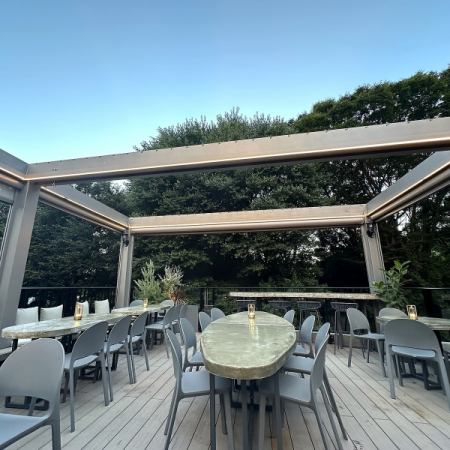 [For parties and banquets!] Rooftop terrace seating available for 35 to 50 people