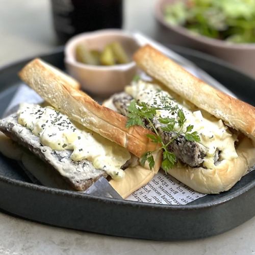 Be sure to try our proud homemade tartar mackerel sandwich!