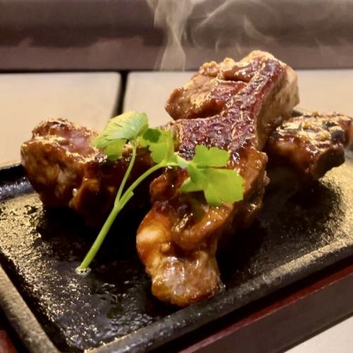 BBQ spare ribs teppanyaki "2 ribs"