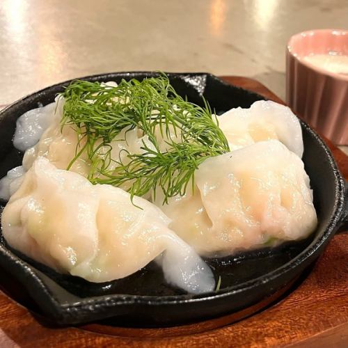 海老餃子 "香草&レモンバターソース"