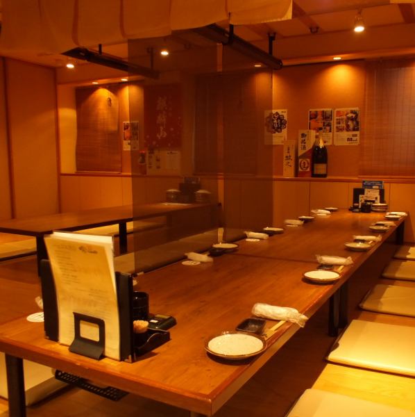 [For medium-sized banquets with tatami mat seating] We will propose seats according to the number of people! If you let us know what kind of drinking party you would like when making a reservation, we will do our best to accommodate you! can be!