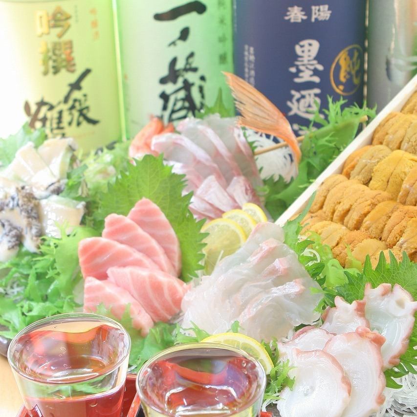 ピッカピカの旬魚の美味しさをそのままに！駅前×鮮魚＝一家！