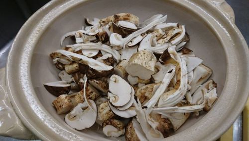 Matsutake hotpot course