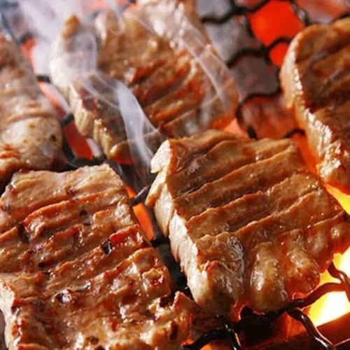 Grilled beef tongue