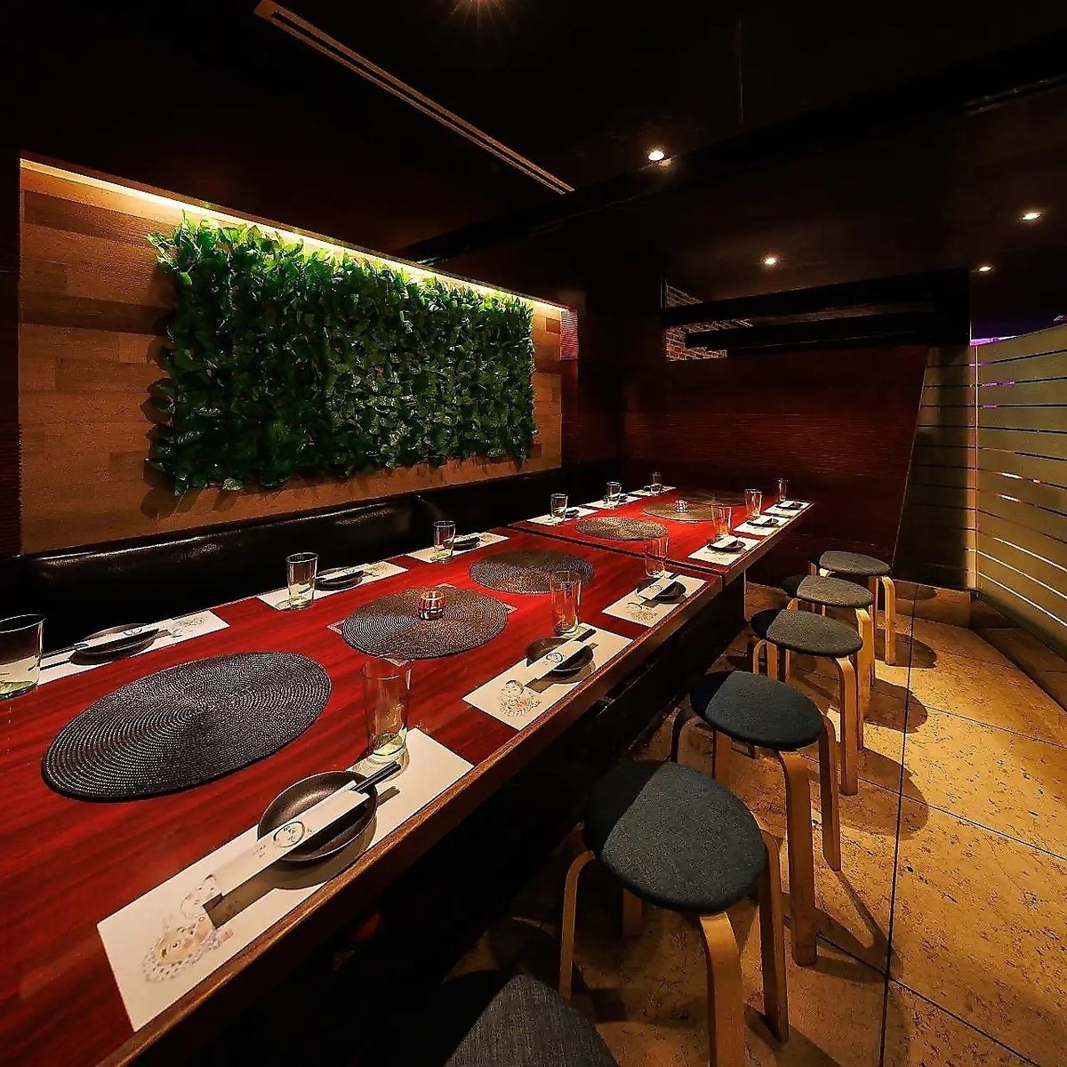 Enjoy a private Japanese dinner in a completely private room.