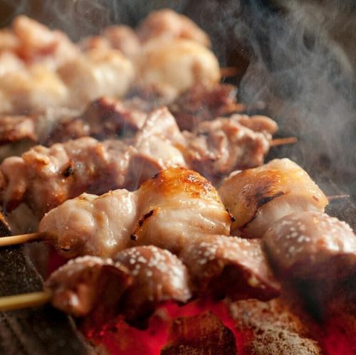 Assorted charcoal grilled yakitori