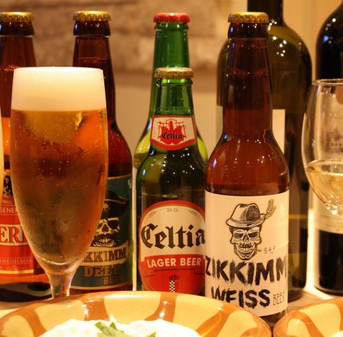 We offer rare Middle Eastern beers and wines.
