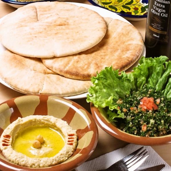 【女性にも嬉しい】ヘルシーな中近東・アラブ・地中海料理(ハラール対応あり)
