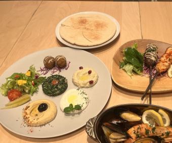 평일 점심 한정 코스 【아라비안 세트】 2,980엔