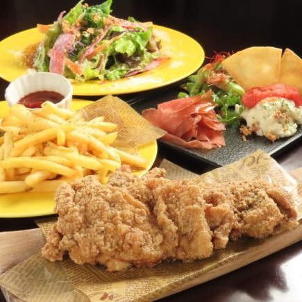 昼飲みや女子会におすすめ!ビール込み飲み放題90分付き3000円(L.O15分前)