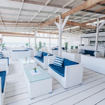 [Sofa Terrace BBQ] Most popular! Premium BBQ + VIP area black sofa seats! 7,700 yen (tax included) (2 hours all-you-can-drink)
