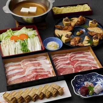 柚子みぞれ豚しゃぶコース 【日高】ひだか 3,500円(税込)