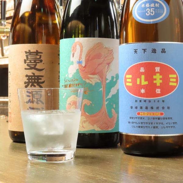 中々味わえないレアな銘柄も揃える『芋焼酎』
