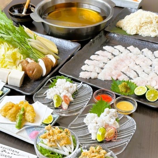 【夏季限定!】鱧　雅コース　6品4500円（税込）+1500円で飲み放題可★NET予約限定価格★