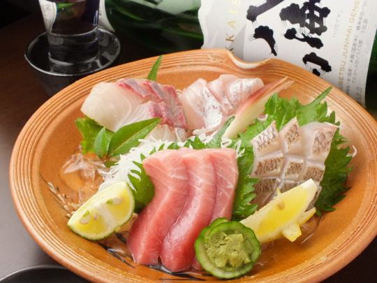 Assorted sashimi♪