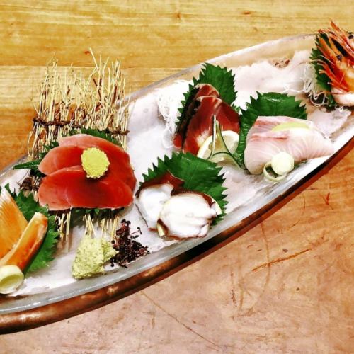Today's recommended sashimi platter