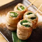 にらと鹿児島黒豚の野菜串巻き