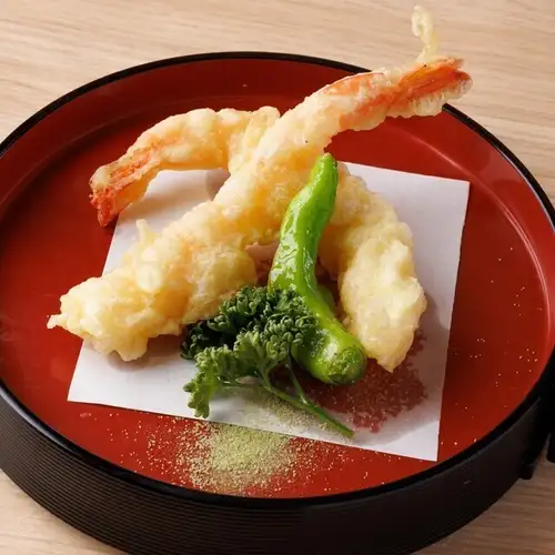 海老の天麩羅 「二尾」