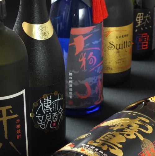 All 15 kinds of authentic shochu from 580 yen