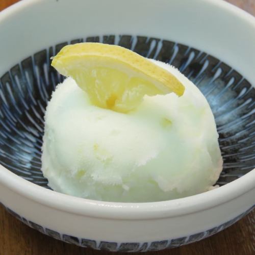 広島レモンシャーベット