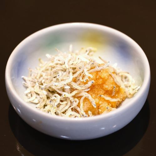 音戸ちりめんの大根おろし