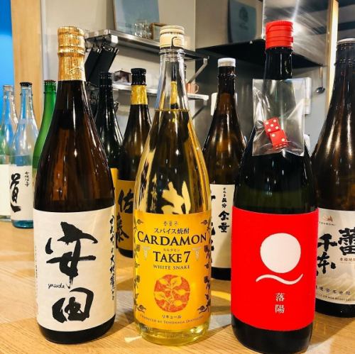 馬肉に合うお酒も充実！