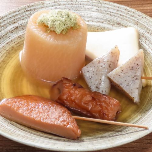 【心も体も温まる】丁寧にとったあご出汁の旨味が染み渡る♪ほっこり優しい味わいのおでん