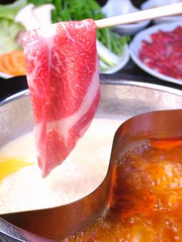 [豬肉套餐] 涮鍋或壽喜燒100分鐘自助套餐