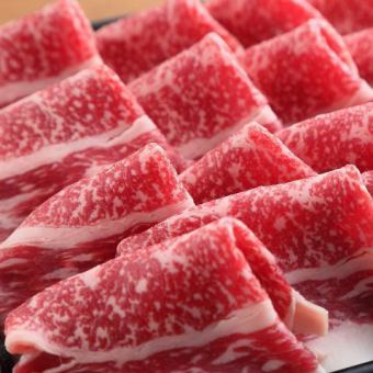 [Beef course] Shabu-shabu or sukiyaki 100-minute all-you-can-eat course