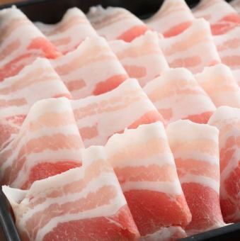 【점심】 고기가 정량의 점심 [돼지 샤브 점심] 타지마야 야채 시장 60분 무제한 ◎